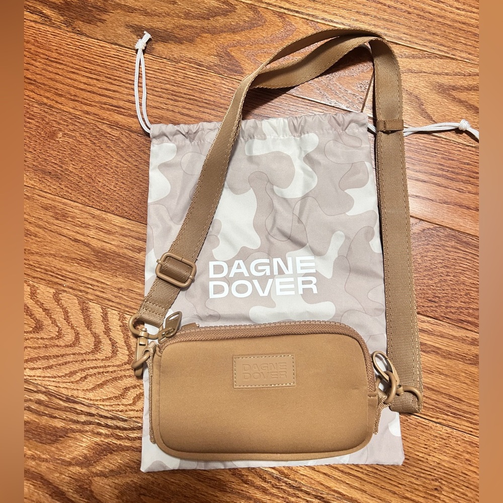 Dagne Dover Mara Neoprene Phone Sling Camel